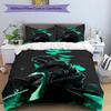 3pcs Duvet Cover Set (1*Duvet Cover + 2*Pillowcase, Without Core), Roronoa Zoro Print Bedding Set, Bedroom Decor, All‑Season, Gift