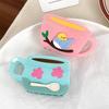 Cartoon Pink Teacup-Shaped Shark Clip: Cute Girlish Heart Updo Hair Accessory for Women