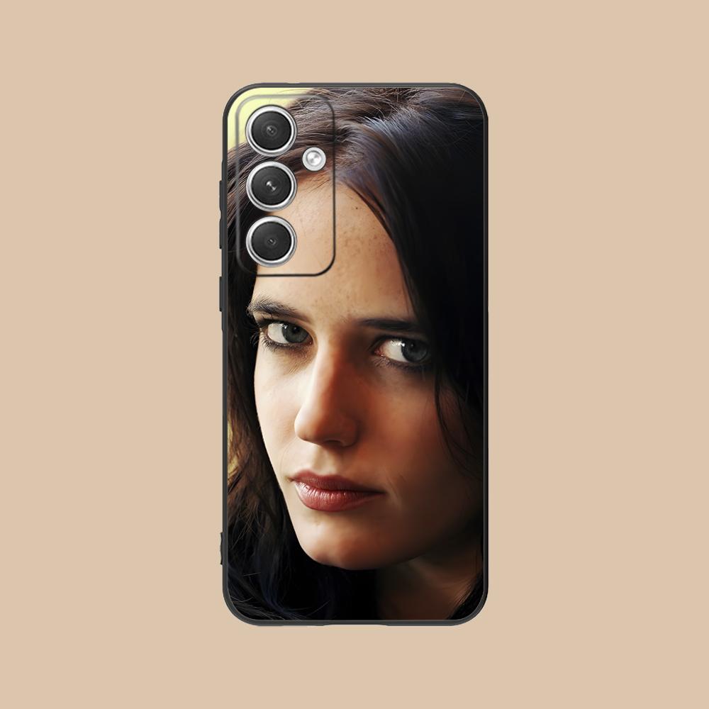 Eva Groen Mat TPU Mobiele Telefoonhoesje voor Samsung Galaxy S26 S25 S24 S23 S22 S21 S20 Note20 Plus FE Ultra Kleurrijke Cover