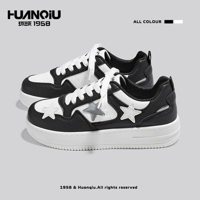 Globale Sternenbrettschuhe dicke Sohle höhenverstellend neue hohe Wertigkeit lässige Sportschuhe leichte weiche Sohle Sportschuhe