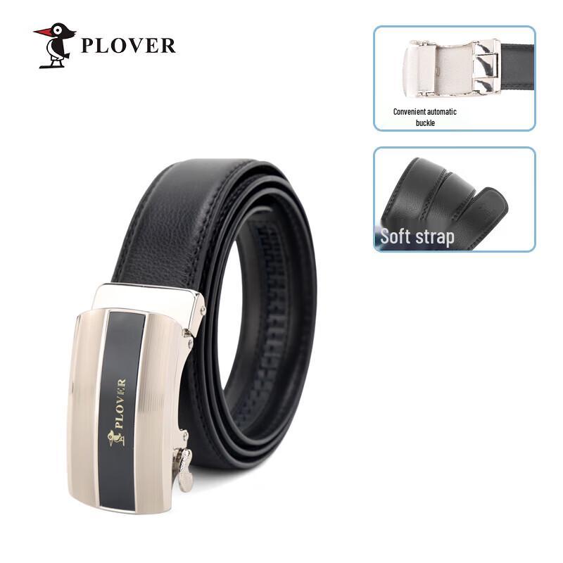 

PLOVER Men s Automatic Buckle Leather Belt