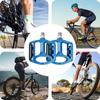 Berg Doppel DU Fahrradpedal Ultraleichtes Rennradlegierungspedal Aluminiumlegierung Lagerpedal für das Fahren Fahrradzubehör
