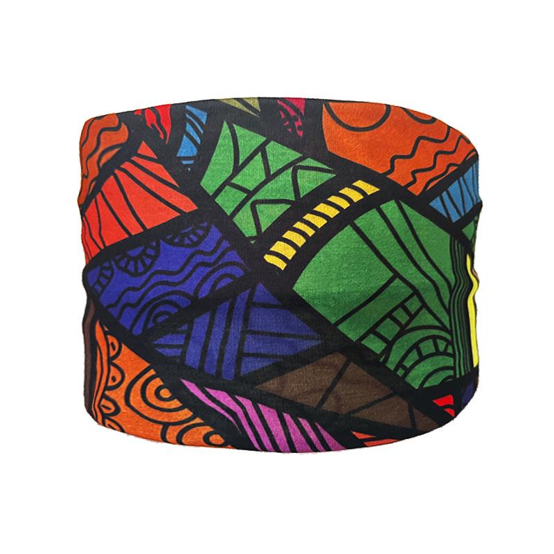 

Богемна спортивна сумка для йоги з африканським принтом та набір пов язок на голову, що відводять піт