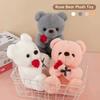 Uroczy Pluszowy Miś z Róż Stuffed Animal Doll Romantyczny Prezent Dla Dziewczyny Walentynki Urodziny Rocznica
