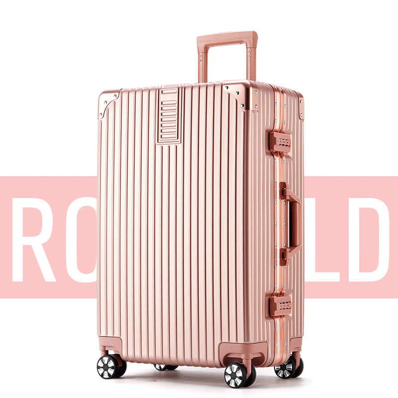 Ruizhi 20-inch Aluminum Frame Hardside Spinner Luggage 20-inch