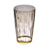 Acrylic Drinking Glasses 490ml Shatterproof Water Tumblers Unbreakable Beer Cup R7UB