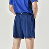 Li Ning Logo Print Quick-Dry Elastic Invisible Waist Casual Shorts Men shorts Blue AAPU047-2