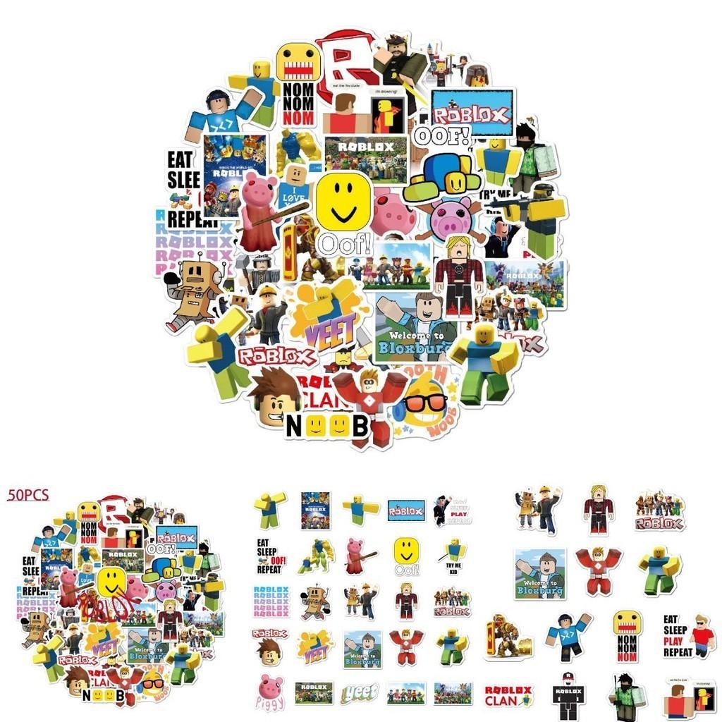 Vibrant 50pcs Roblox Stickers Waterproof For Customizing Laptops And Skateboards