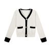 Xiaoxiangfeng sweater jacket women's autumn outer with thin knitted cardigan new V-neck clothing