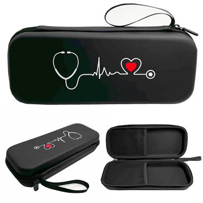 Stethoscope Travel Carrying Case with Mesh Bag Carrying Storage Bag Stethoscope Bag for 3M Littmann MDF ADC and Most Stethoscope