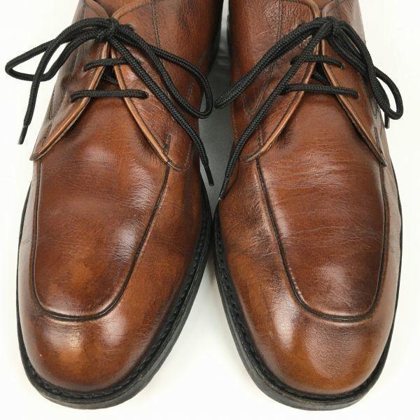 Vintage 80s-90s FREEMAN U-Tip Business Shoes Brown Size 8.5D (26.0-26.5) Men's(USED)