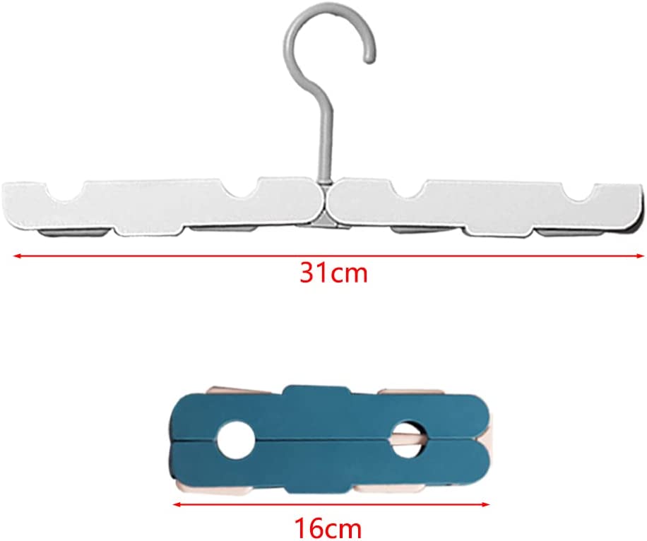 Foldable Clothes Hanger Portable Travel Drying Rack Home Non-slip Windproof Drying Rack Towel Sock Storage Rack Closet Organizer