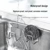 Stainless Steel No-Drill Kitchen Sink Sponge & Pot Lid Storage Rack
