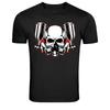 Skull Gas Mask Paint Spray Gun Graphic T-Shirt Airbrush Tee