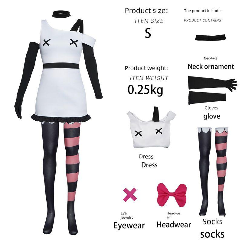 Костюм для косплея Вагги из Адского Приюта, Чрезвычайно Злой Босс Вагги, Косплей-наряд Вагги из Адского Приюта Vicky Suit XXL