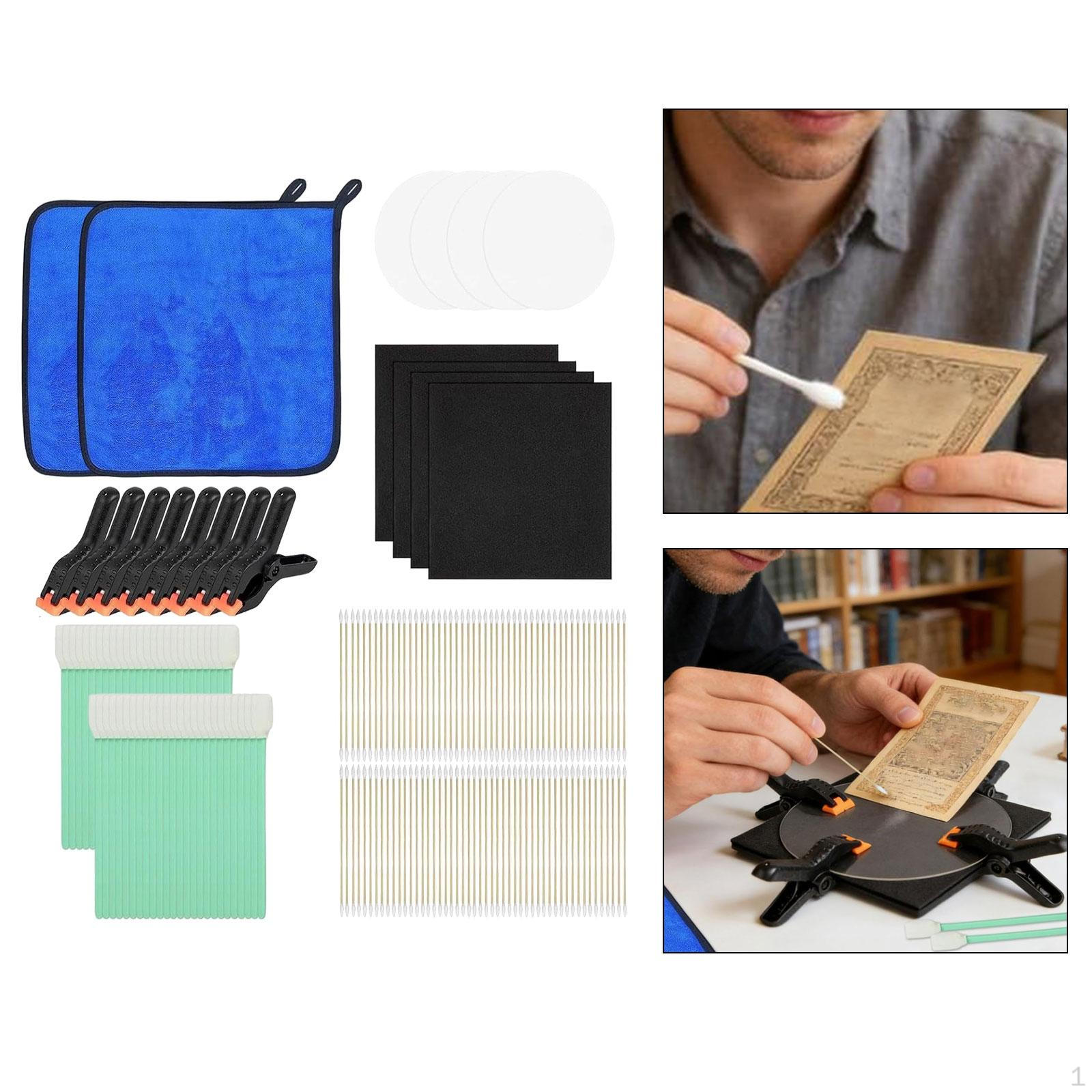 168x Card Cleaning Kit Portable for Football Basketball Sports Cards Cleaner