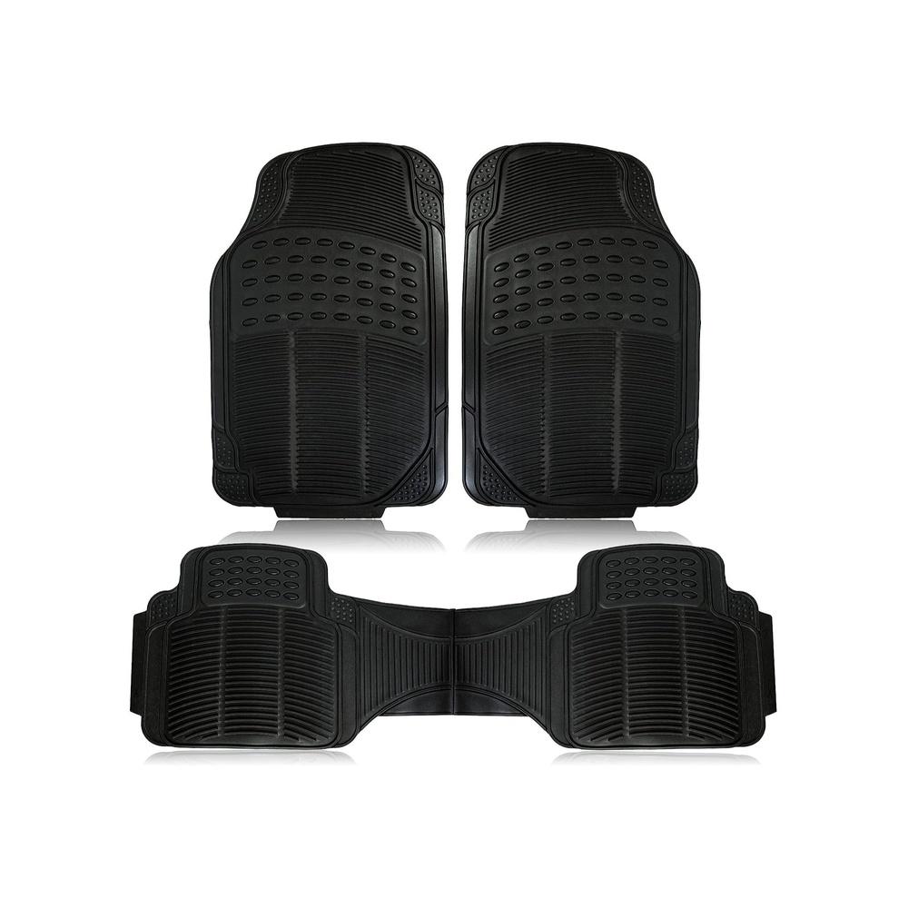

3 PCS Non Slip Heavy Rubber Car Floor Mats Universal Fit for Cars SUV Truck and VAN