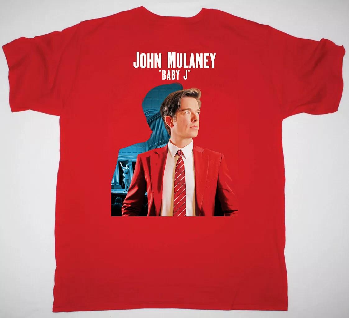 John Mulaney RED Cotton Shirt Full size S-5XL Unisex HL846 XXL