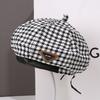 Autumn and Winter Fashion Plush Beret Children Show Their Faces Small Painter Hat Versatile Big Head Circumference Newsboy Hat