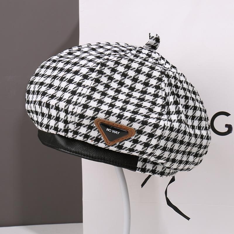 Autumn and Winter Fashion Plush Beret Children Show Their Faces Small Painter Hat Versatile Big Head Circumference Newsboy Hat