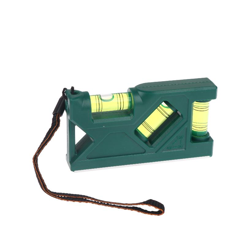 1Pcs Home Portable Magnetic Level Gauge Mini Level Gauge High-Precision Horizontal Vertical Measure Metric Ruler Protractor