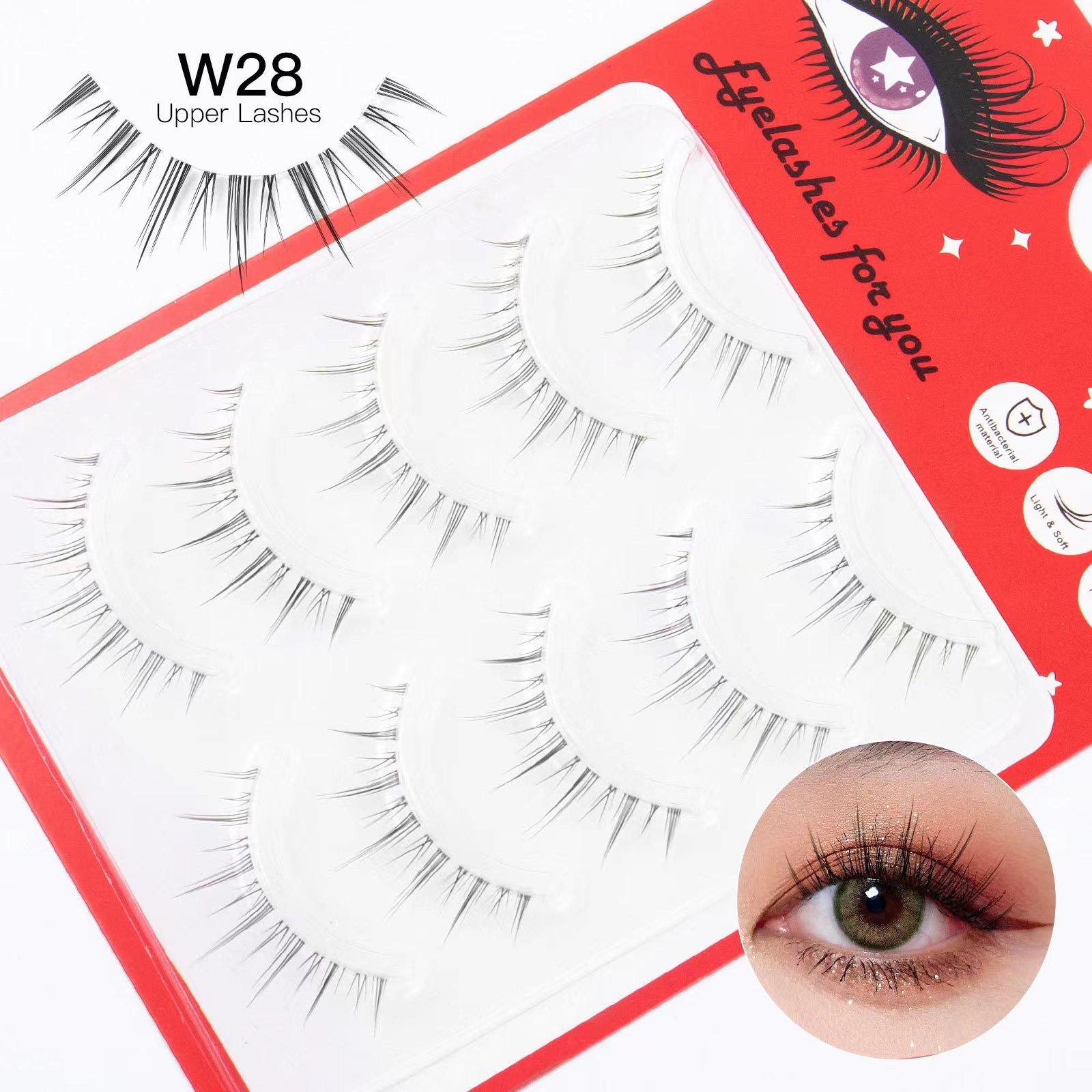 

Нові 5 пар A/M Shape Natural Manga Lashes Soft Eyelashes Товсті накладні вії Manga Daily Dating Makeup Вії Lashes Wispy