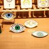 Sophisticated Stylish Eye Sturdy Ceramic Dish Elegant Solution Portable for Jewelry Organization and Display Daily Use