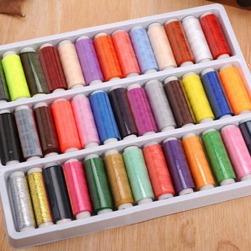 39 Spools of Embroidery Thread 109Yards Per Spool Sewing Thread for Hand Stitching Sewing Machine Needlework Craft