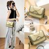 Bag Oblique Span Bag Women's 2025 New Fashion Mobile Phone Bag Simple and High-end Single Shoulder Small Square Bag Women's Bag Tide