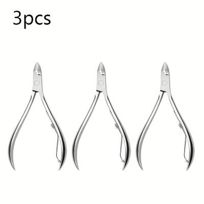 Stainless Steel Cuticle Nippers Sharp,Durable Pointed Jaw Nail Tool for Efficient Dead Skin Removal,Ideal for Nail CareManicures
