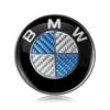 KYLZ4 1PCS 45mm Car Steering Wheel Badge Emblem Sticker Auto-Styling For BMW M3 M4 M5 E36 E39 E87 E90 E53 F07 F34 F44 G20 G30 FXPT-BMW