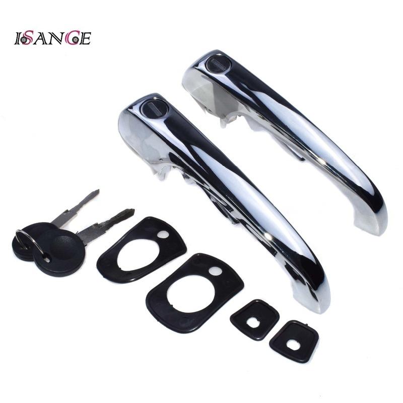 ISANCE Front Outside Exterior Door Handle For VW Volkswagen Transporter 1969 1970 1971 1972 1973 1974 1975 1976 1977 1978 1979