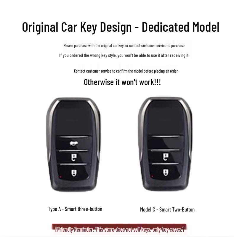 2025 Toyota Corolla Key Case: Dual Engine Protection with Elite Simple Buckle for Men & Women