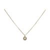 Brand Logo Brass Necklace Women's Gold
