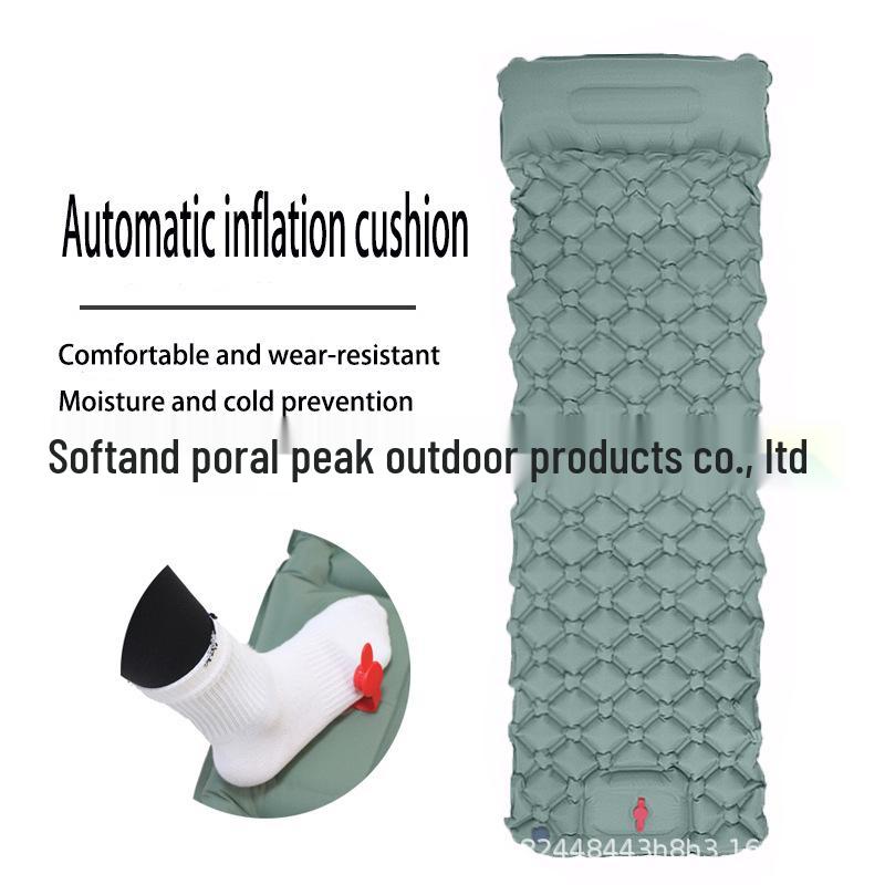 Ultraleichte TPU Fußpumpe Aufblasbare Campingmatte
