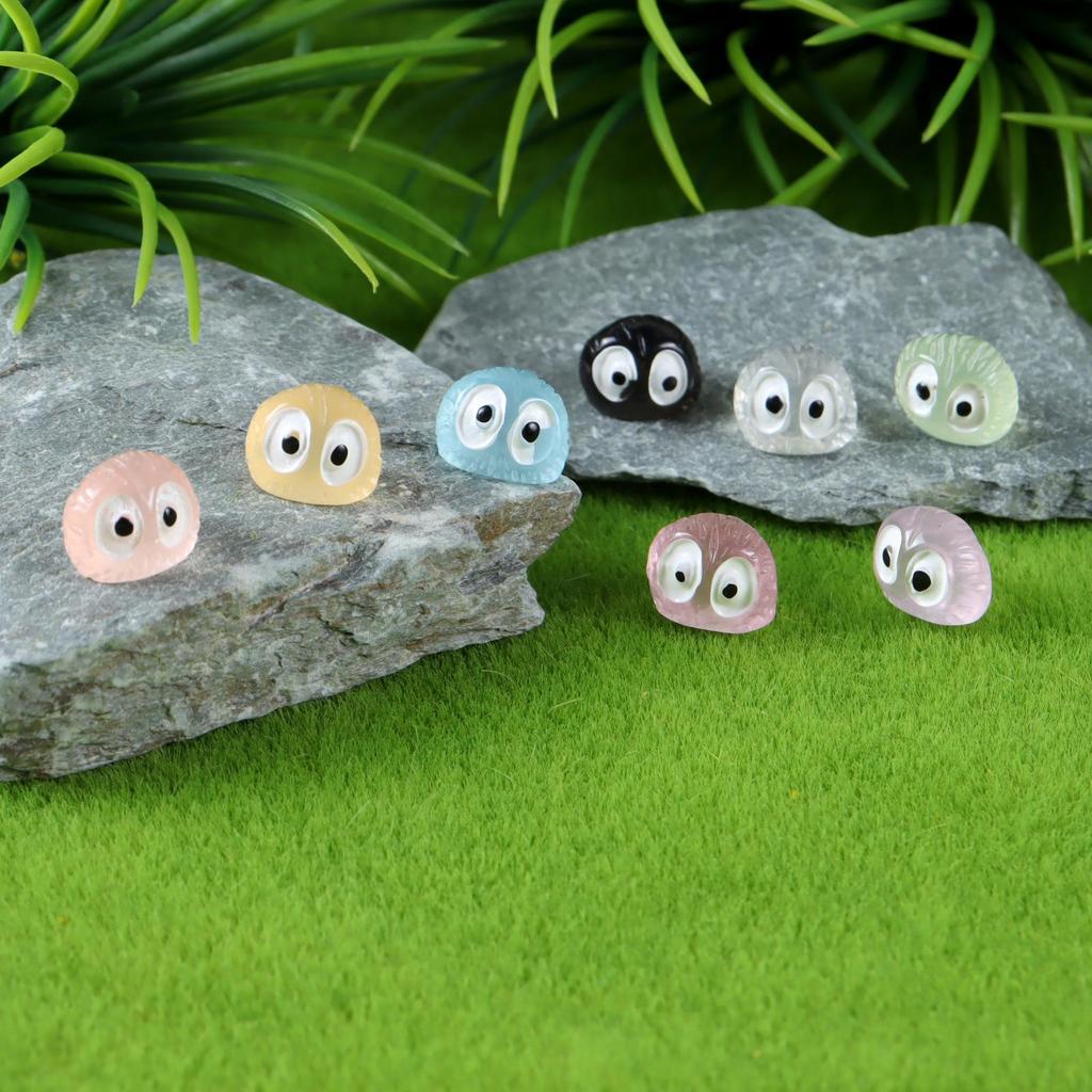 Luminous Colorful Soot Sprite Elf Doll for DIY Moss Micro-landscape Decoration