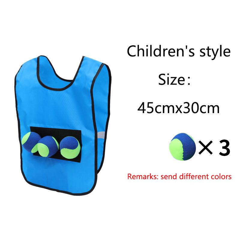 Children and Adult Outdoor Sport Toys for Kids Interaction Play Games Vest Ball Sticking Game
