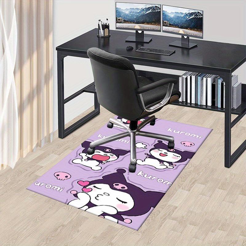

1pc Sanrio Kuromi Mermaid Printed Office Carpet Rectangle Rug Under The Table,Perfect Room Decor for Living Room, Bedroom, Kitchen, Non-slip Floor Mat 60cm by 90cm