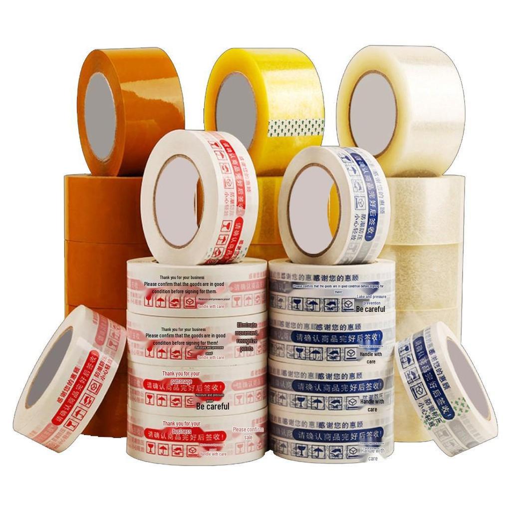 High Viscosity Transparent Sealing Tape - Strong, Thickened for E-commerce Carton and Logistics.