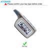Leather Car Key Cover Bag For Scher-Khan Logicar 1/2/3/4/3i/4i/5i/6i Two Way Car Alarm System LCD Remote Control Fobs Shell Protector Case