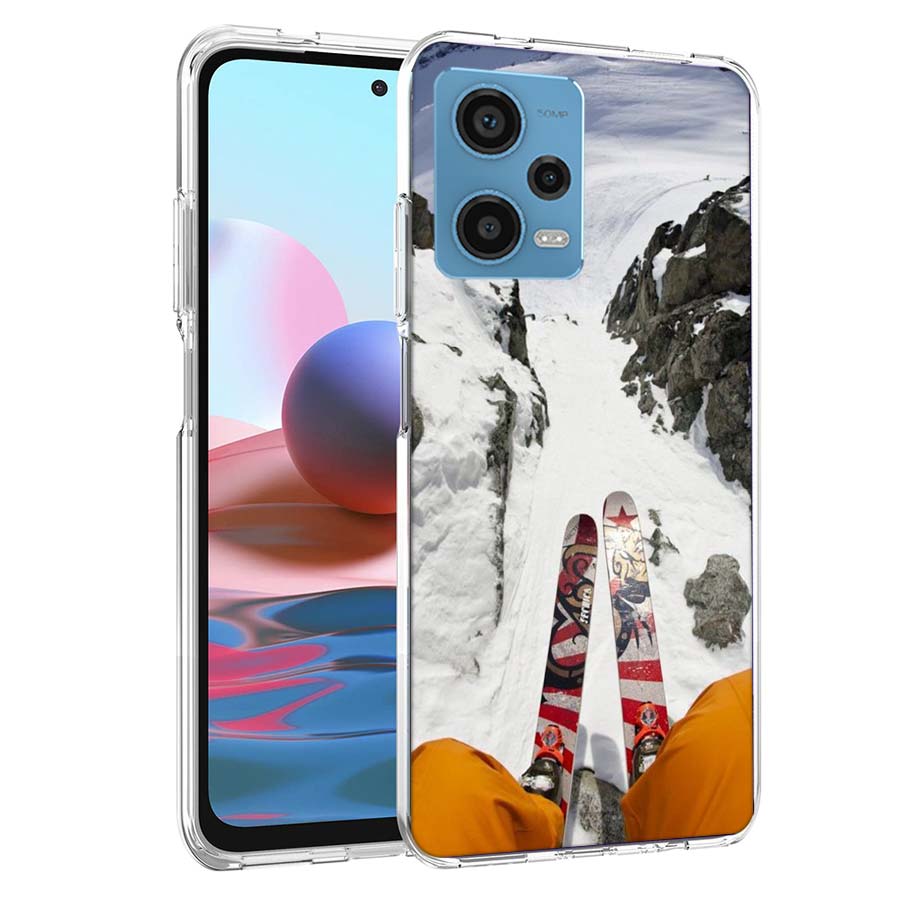 Skiing Snow Snowboard Ski Phone Case For Redmi 12 13C 12C 15C 15 9 Power 10 Prime+ 10C 10A 9T 9C 9i 9AT 9A Sport A5 K50 K30 60 U