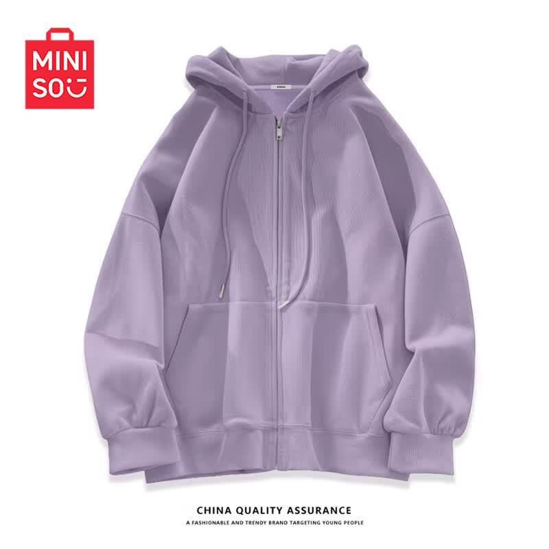 MINISO Women's Loose Fit Hooded Sweatshirt