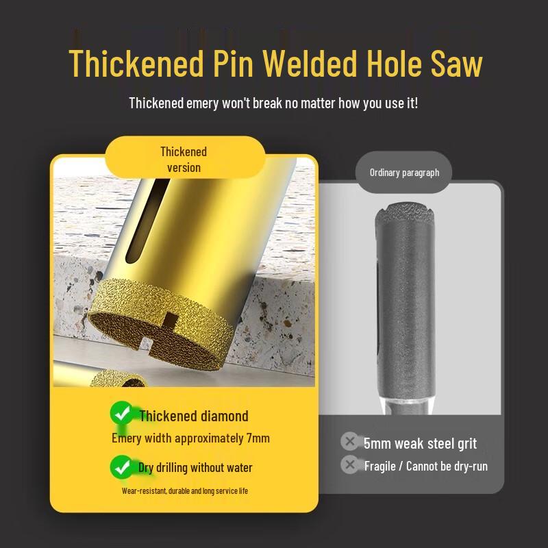 LiDiao Angle Grinder Dry Diamond Hole Saw