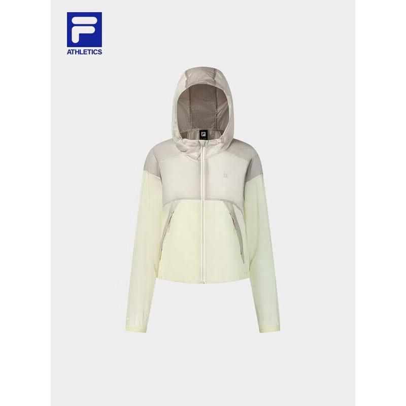 FILA Women s Color-Block Hooded Woven Sport Jacket M