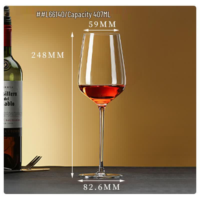 Wuyi Luxury Crystal Burgundy Wine Glass