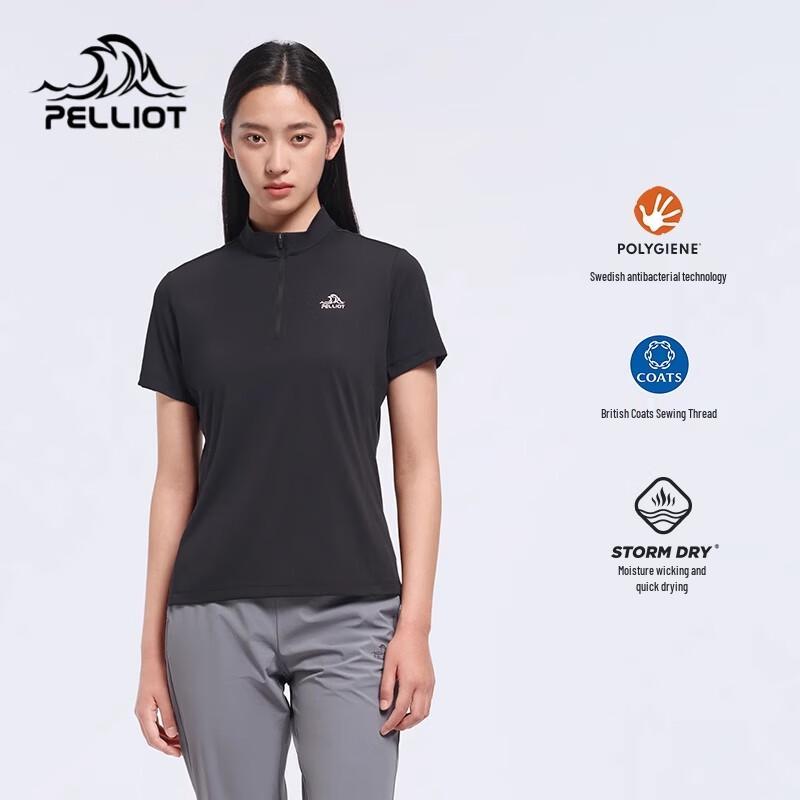 Pelliot Women's Antibacterial Sporty Short Sleeve T-Shirt
