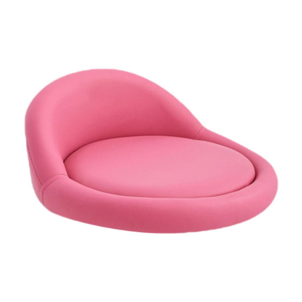 Round Kitchen Stool with Low Backrest And Easy Clean Feature