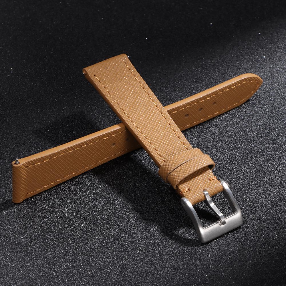 Calfskin Leather Watchbands Quick Release Watch Band 18mm 20mm 22mm for Smartwatch Strap Soft Belt Men Women Watches Accessories