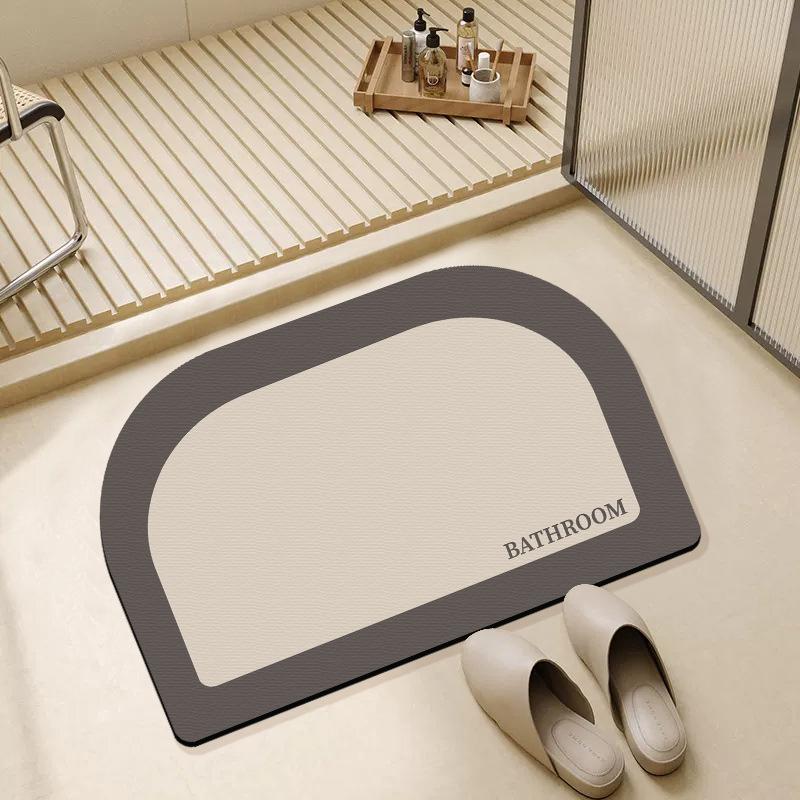 Bathroom Floor Mat Bathroom Non-slip Absorbent Toilet Strong Door Washroom Diatom Mud Quick Drying Mat Carpet Bathroom