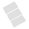 3Pcs Upper Top Screen Lens Replacement Plastic Cover for 2DS Handheld Game Console LCD Screen Parts Accessories
